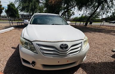 White 2010 Toyota Camry