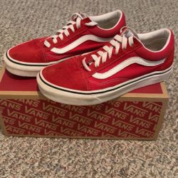 Red Old Skool Vans