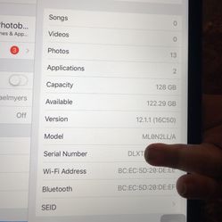 iPad Pro 12.9” 128 Gb