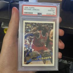 Michael Jordan 1995 Topps Gold Psa 10