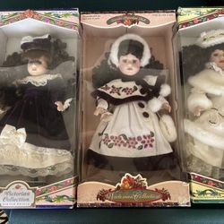 collectable porcelain dolls victorian collection