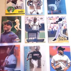 Lot Of 20 Random BARRY BONDS GIANTS BASEBALL CARDS ALL FOR $20