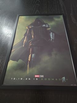 2026 SDCC Dr. Doom posters with frame.