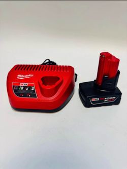 🚀 New M12 Milwaukee 4.0 Battery + Charger