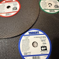 14” 1/8” Saws Blades for Metal/DI/Concrete  (Quantity of 30)