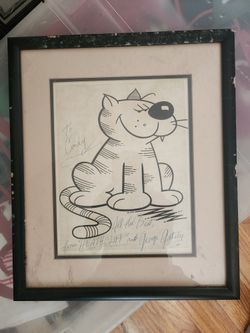 Heathcliff Signed By Artist George Gately