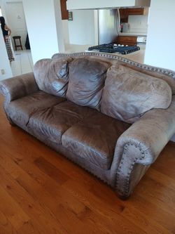 Leather sofa