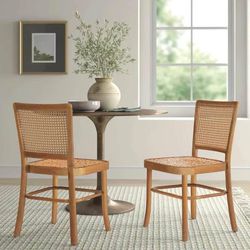 Side Chairs - Wood & Cane