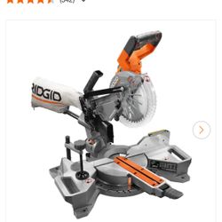 Brand New Rigid 18V Brushless Cordless 7-1/4in Dual Bevel Miter Saw UNDER RETAIL