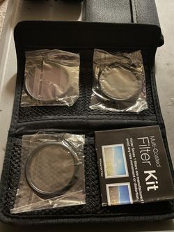 Vivitar 3-Piece Multi-Coated Glass Filter Kit (49mm UV/FLD/CPL)