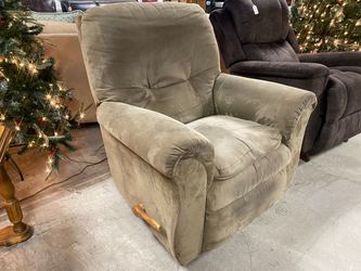 LA-Z-BOY Taupe Swivel Manual Reclining Armchair