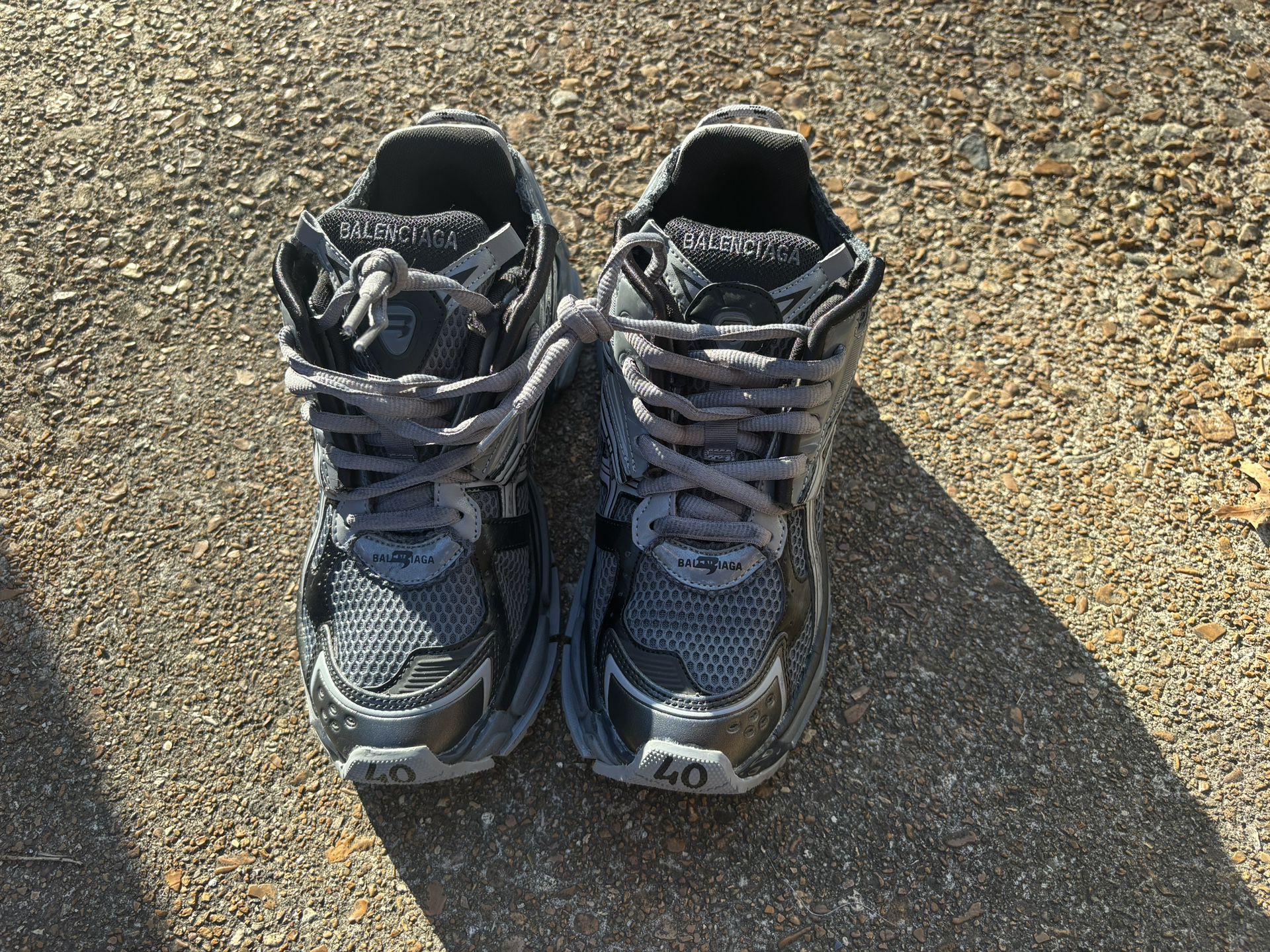 Grey Balenciaga Runners