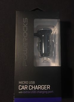 CAR CHARGER - ANDROID W/2 PORTS