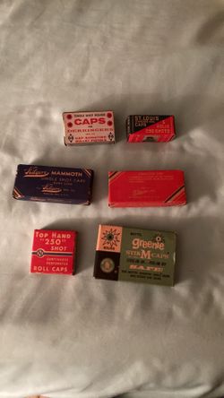 Vintage Caps For Toy Guns