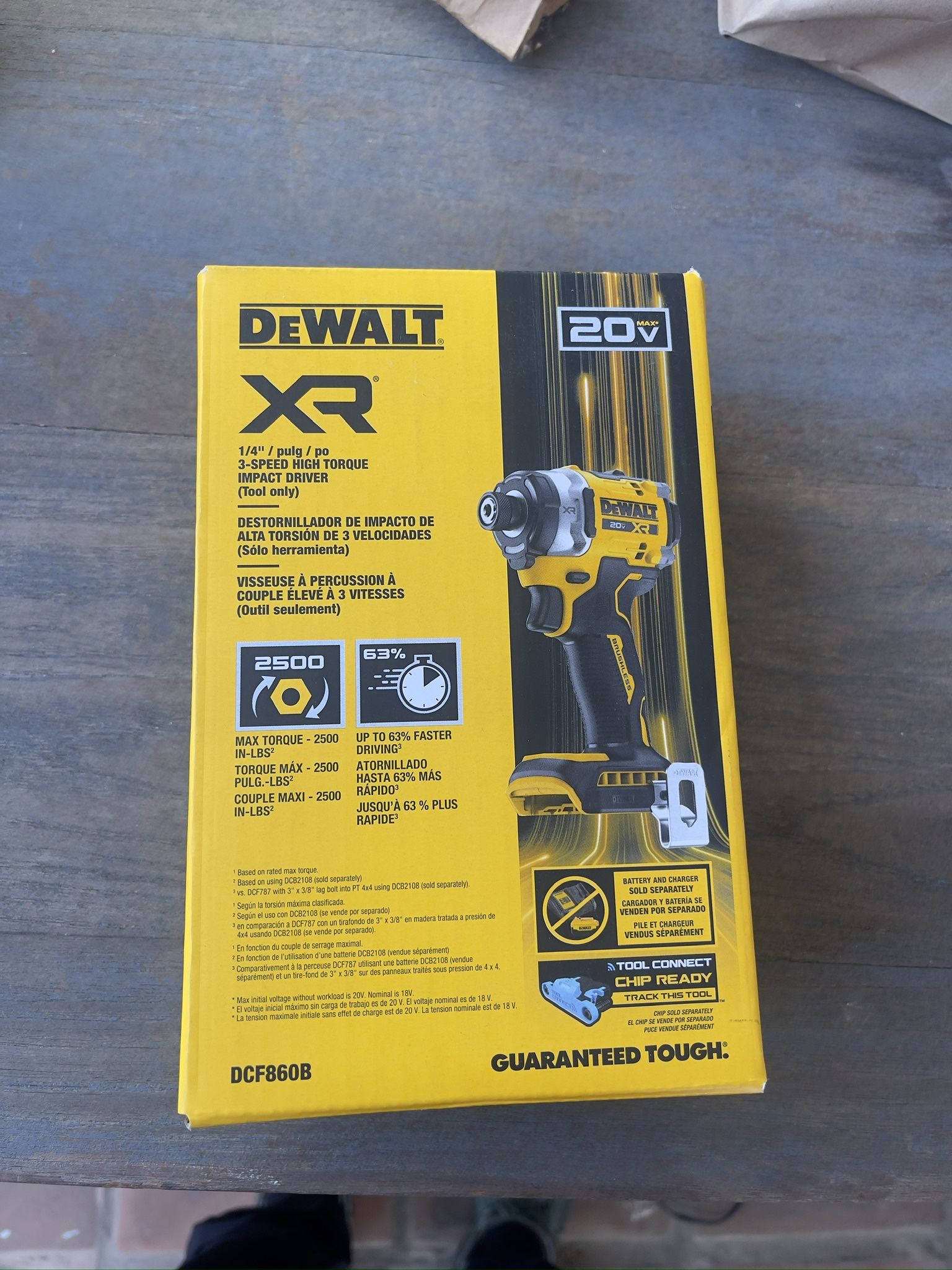 20V MAX XR Cordless Impact Driver