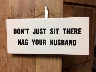 Vintage Painted Wooden Sign