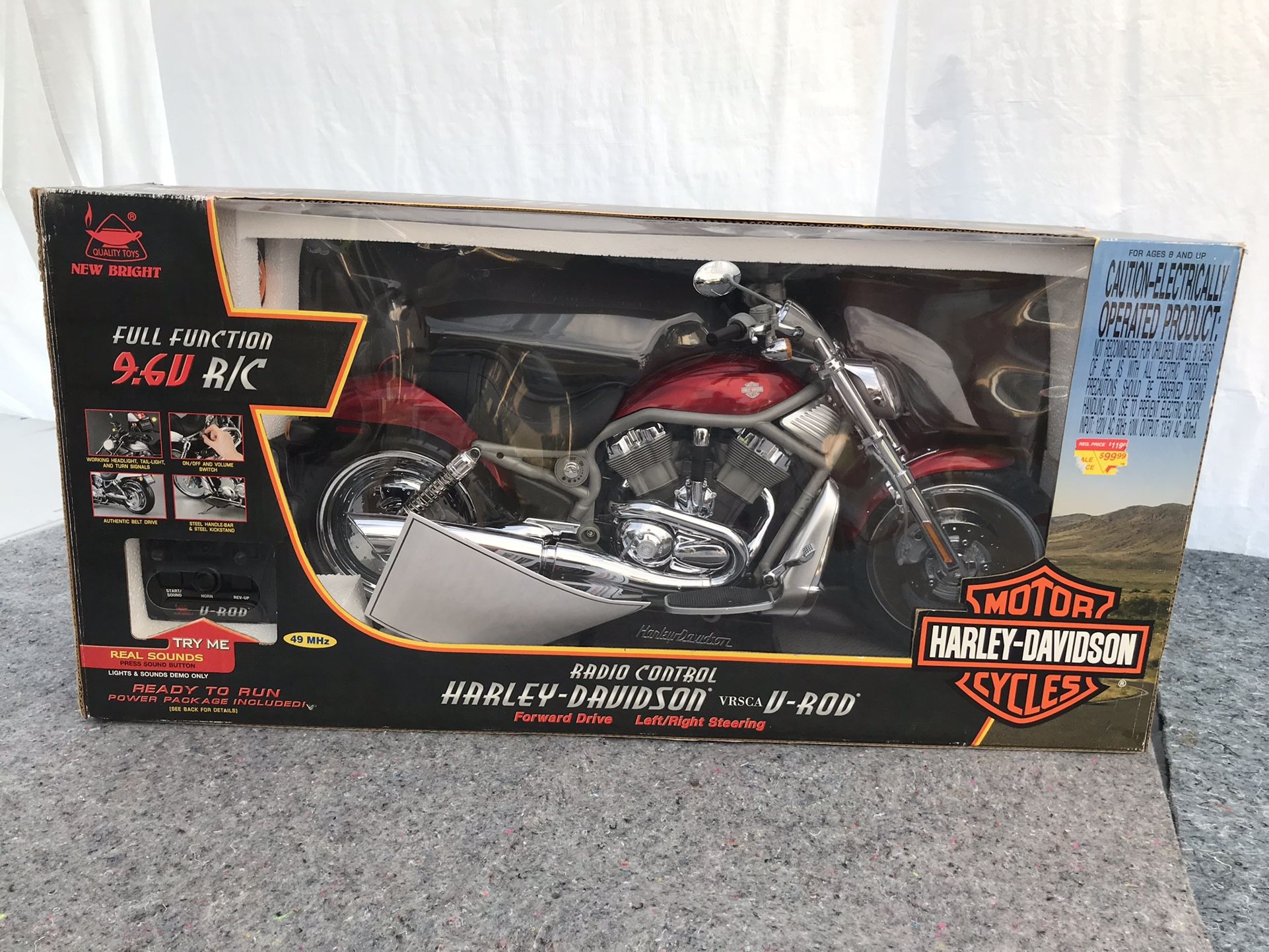 Harley Davidson 9.6 Volt Fat Boy R/C