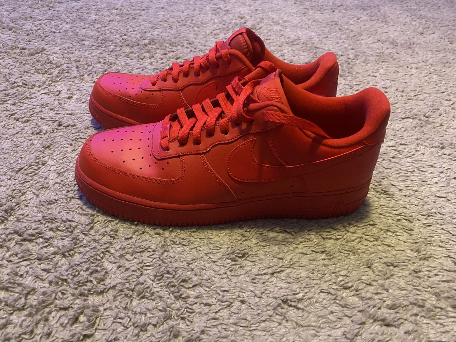 Red Nike Air Force 1 – Size 11.5