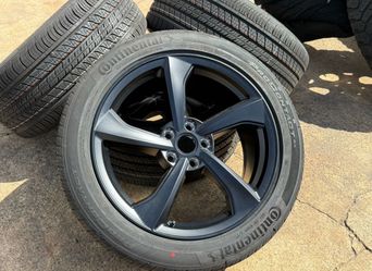 4x 2026 Tesla Model Y Juniper Wheels Rims Crossflow With Continental 255/45R19 100% NEW