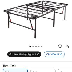 Two Twin Collapsible Bed Frames 