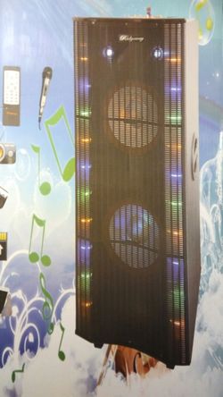 📢Bluetooth speaker sd card slot usb flash drive fm radio microphone included for karaoke🎶