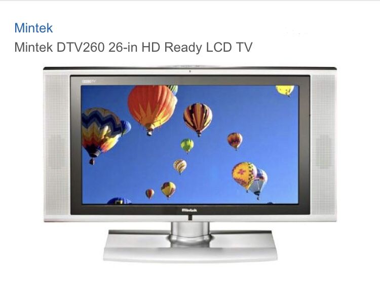 Mintek 26" LCD TV DTV-260 +power cable & remote