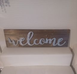Brand New Welcome Sign