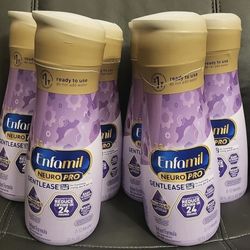 Liquid bottles baby formula