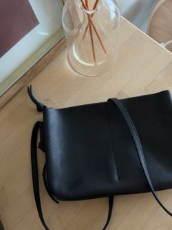Madewell Leather Crossbody Bag - True Black - Genuine Leather - $98 Retail