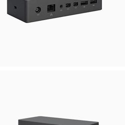Microsoft 1661 Dock Station for Mobile - Surface Cover Docking Stations for Cell Phone, Tablet, Surface Pro 3, Surface Pro 4 Surface Book, Black (Rene