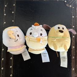 Ufufy Disney Plushies Pluto, Chip, And Lumiere