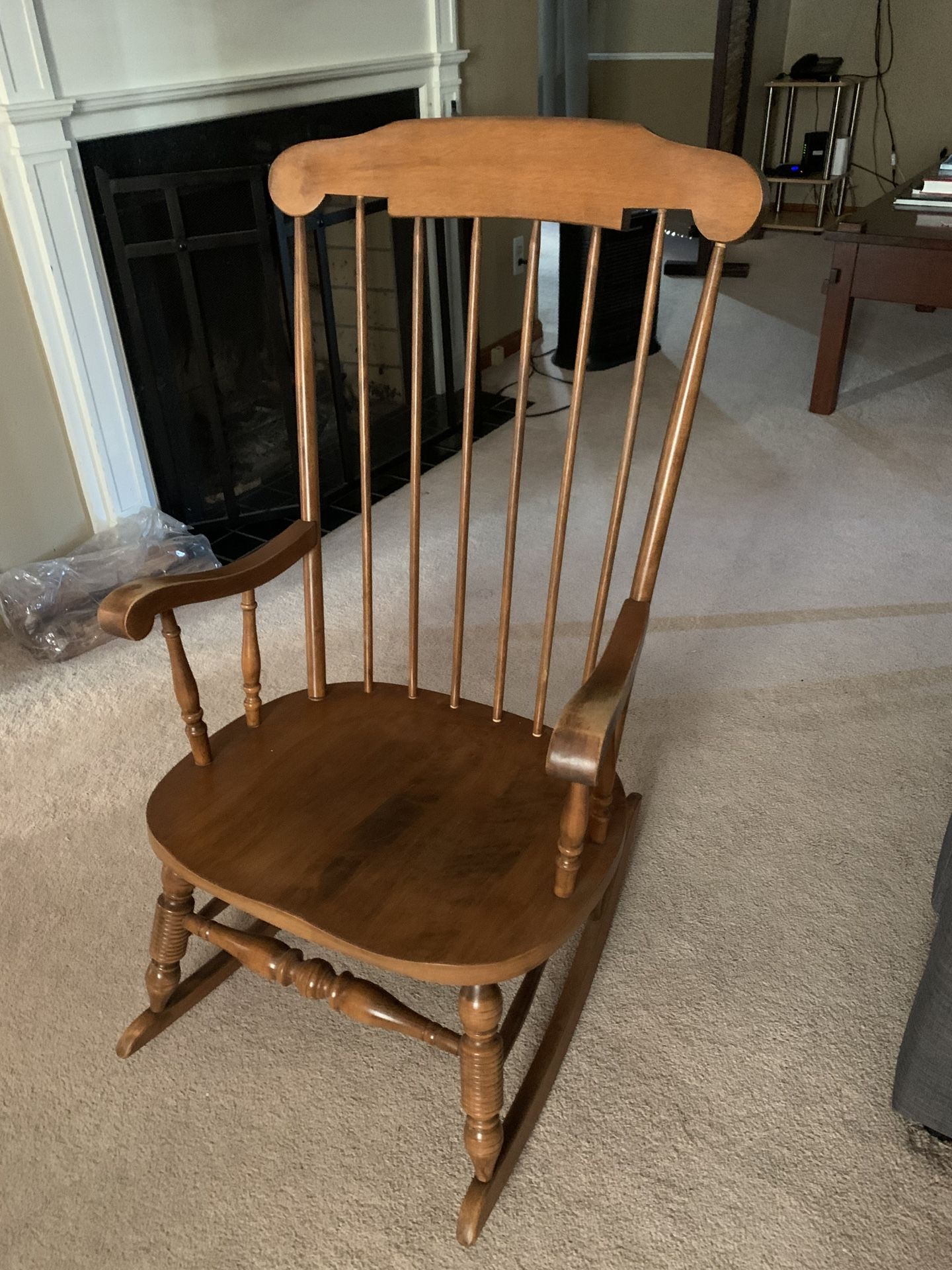 Rare LZ Kamman Co. Inc 1969 Rocking Chair