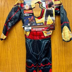 Kids Light Up Spiderman Costume (4-7)