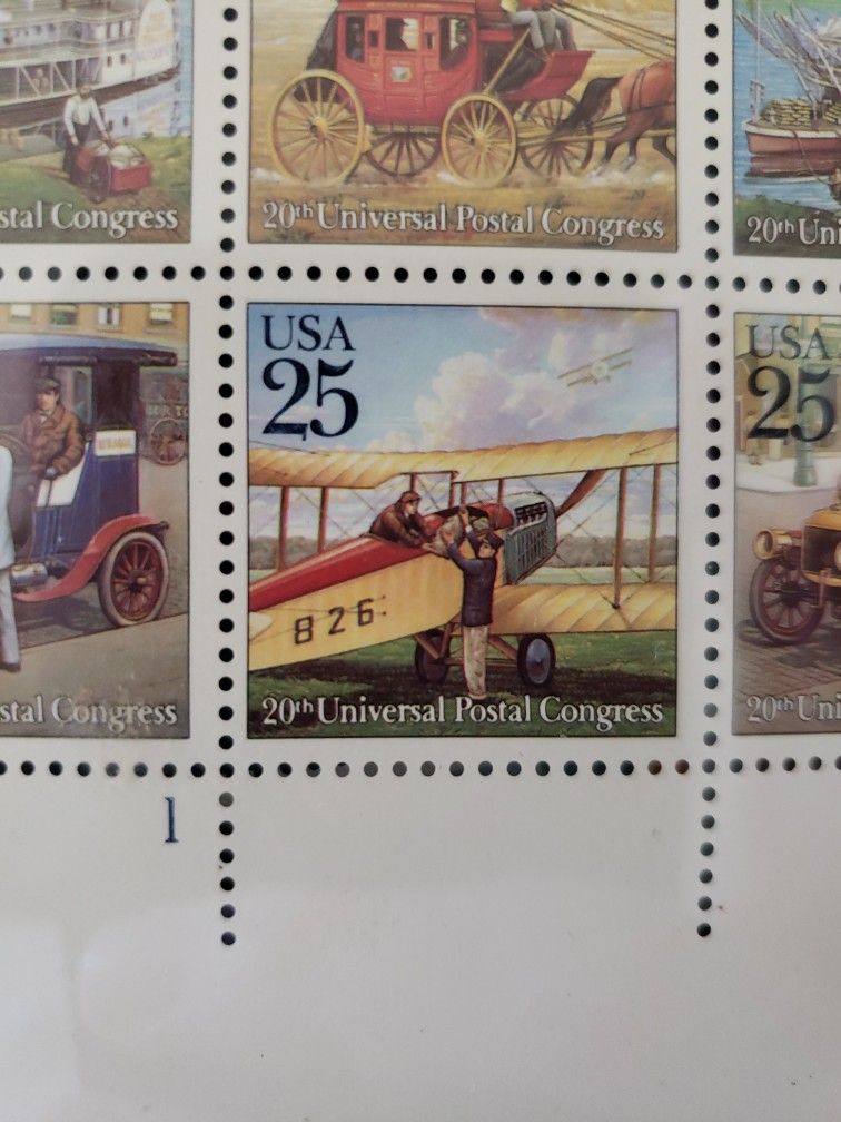 US Postage Stamps Transportation