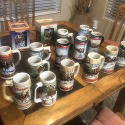 Budweiser Mug Collection