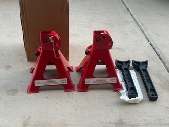 🛠️💪🛞3 Ton Jack Stands Pair with Adapters
