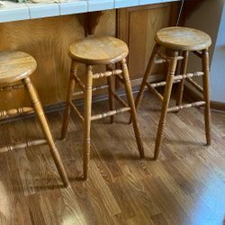Bar Stools- Solid Wood