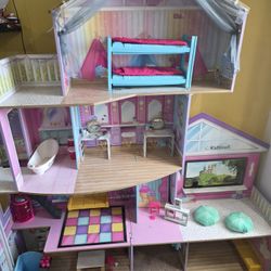 KidKraft Doll House - Slumber Party Wooden Mansion Home
