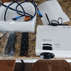 Dr J WIFI projector with screen