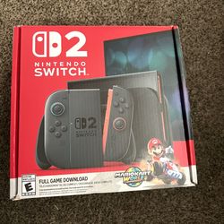 Nintendo Switch 2 With Mario Kart World Brand New Sealed
