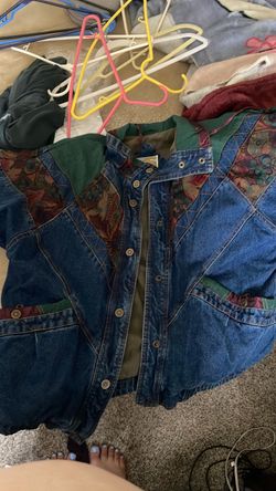 Vintage CurrentSeen Denim Jacket with patchwork
