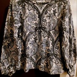 Women's Relaxed Balloon Long Sleeves .