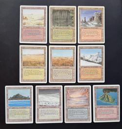 MTG Revised Dual Land Cards Lot of 10 proxy play test