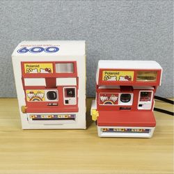 Polaroid 600 Hello Kitty Mimmy Vintage Instant Film Camera Red White Good