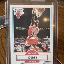 1990-91 Fleer Michael Jordan #26