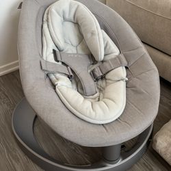 Nuna Leaf Swing + Fisher-Price 2-in-1 Sit-to-Stand Activity Center