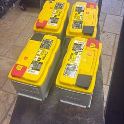 DH7 Yellow Optima Agm Battery 