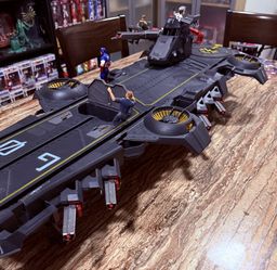 Hasbro Marvel Universe S.H.I.E.L.D. Super Helicarrier Playset SDCC Exclusive. Marvel legends
