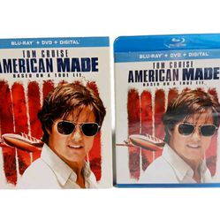 American Made: Blu-Ray + DVD + Digital 2018 Brand New Factory Sealed Tom Cruise 