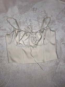 light pink cropped shirt